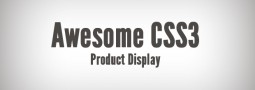 Awesome Product Display using CSS3 and jQuery