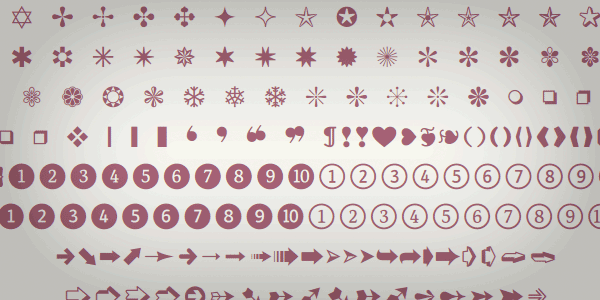 erlerdingbats Erler Dingbats