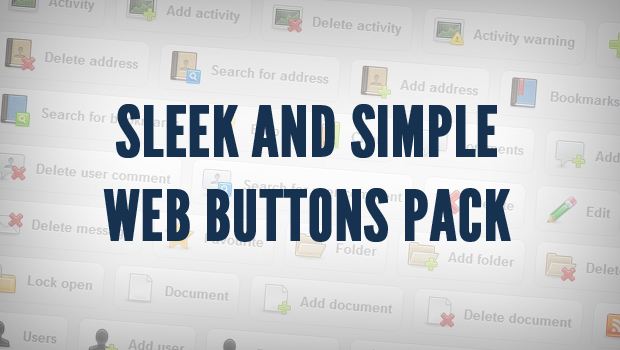 Sleek and Simple Web Button Pack [Freebie]