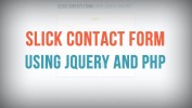 Slick Contact Form using jQuery and PHP [Tutorial]