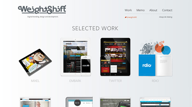 Weight Shift Work Best Responsive Website Examples