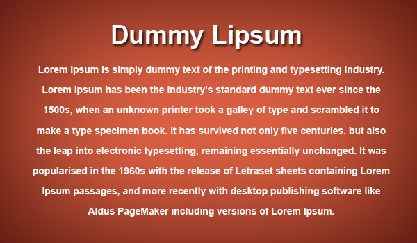 Dummy-Lipsum Useful addons for web designers and developers