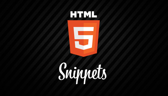 html5-snippets HTML5 Snippets