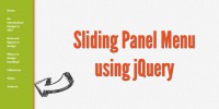 Sliding Panel menu using jQuery