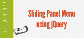 Sliding Panel Menu using jQuery