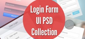 Free Login Form UI PSD collection