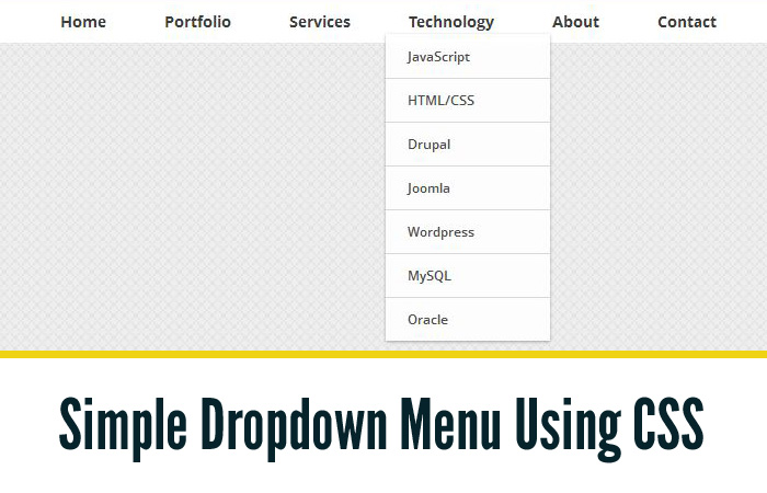 simple-dropdown-menu-using-css-featured Simple dropdown menu using CSS