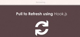 Pull to refresh using Hook.js