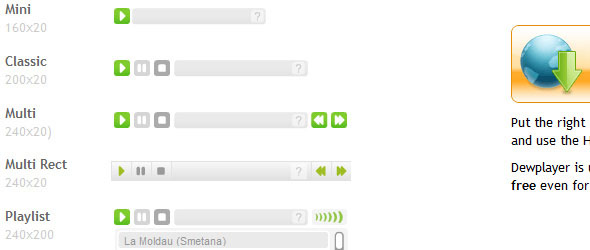 Music Players for Website and Blog Article Image