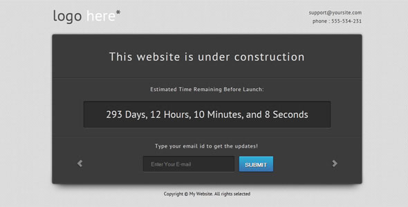 Under Construction HTML Website Templates and Layouts Article Image