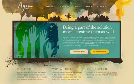 Inspiration | Amazing Nature Inspired Web Designs
