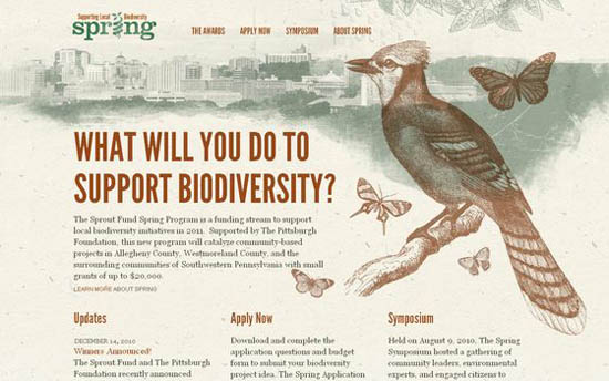 Inspiration | Amazing Nature Inspired Web Designs