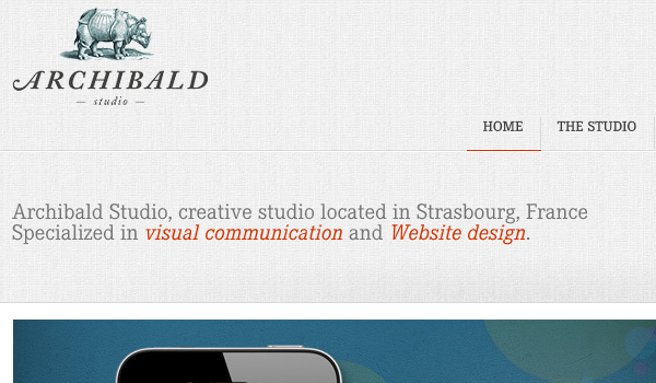 Examples of Subtle Textures and Patterns in Web Design