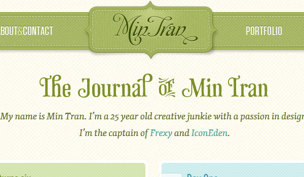 Examples of Subtle Textures and Patterns in Web Design